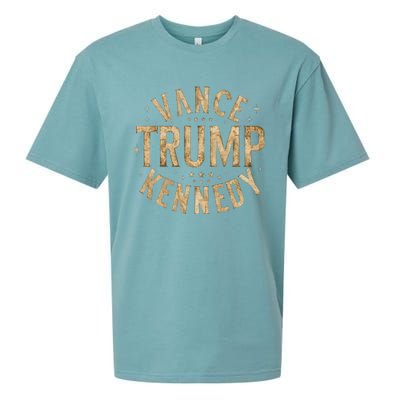 Trump Vance Kennedy Vintage Retro Sueded Cloud Jersey T-Shirt