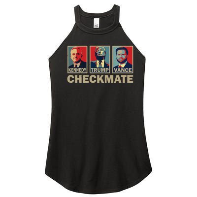 Trump Vance Kennedy Checkmate 2024 Election Republican Women’s Perfect Tri Rocker Tank