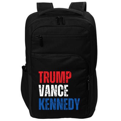Trump Vance Kennedy Presidential Campaign Flag Usa 2024 Impact Tech Backpack