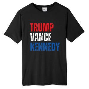 Trump Vance Kennedy Presidential Campaign Flag Usa 2024 Tall Fusion ChromaSoft Performance T-Shirt