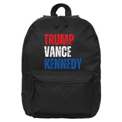 Trump Vance Kennedy Presidential Campaign Flag Usa 2024 16 in Basic Backpack