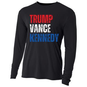 Trump Vance Kennedy Presidential Campaign Flag Usa 2024 Cooling Performance Long Sleeve Crew