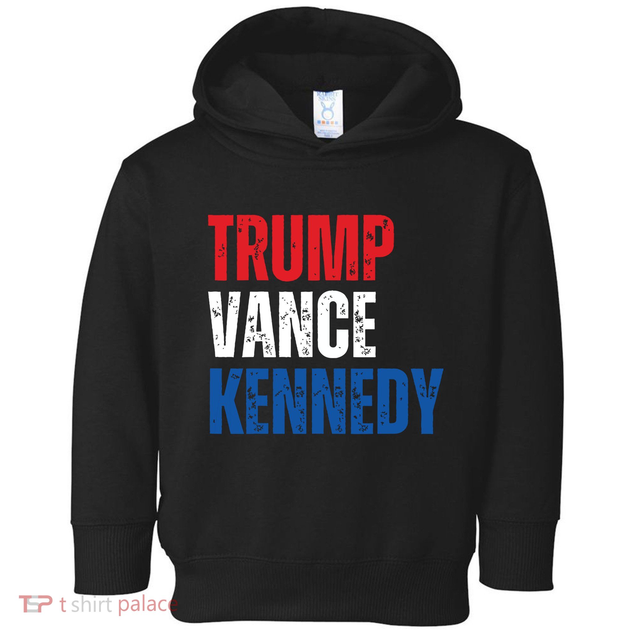 Trump Vance Kennedy Presidential Campaign Flag Usa 2024 Toddler Hoodie