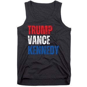 Trump Vance Kennedy Presidential Campaign Flag Usa 2024 Tank Top