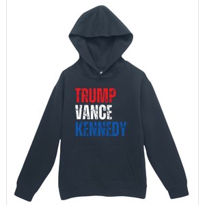 Trump Vance Kennedy Presidential Campaign Flag Usa 2024 Urban Pullover Hoodie