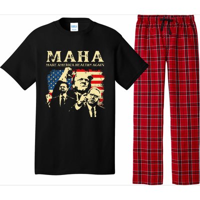 Trump Vance Kennedy Maha 2024 Funny Trump 45 47 Pro Trump Gift Pajama Set