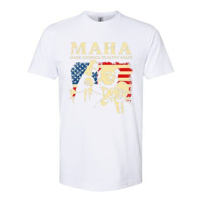 Trump Vance Kennedy Maha 2024 Funny Trump 45 47 Pro Trump Gift Softstyle CVC T-Shirt