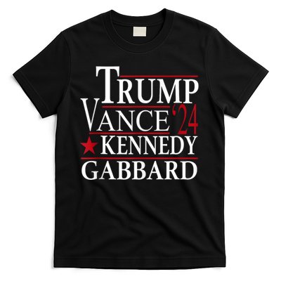 Trump Vance Kennedy Gabbard 2024 Election T-Shirt