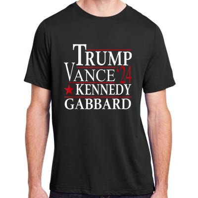 Trump Vance Kennedy Gabbard 2024 Election Adult ChromaSoft Performance T-Shirt