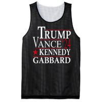 Trump Vance Kennedy Gabbard 2024 Election Mesh Reversible Basketball Jersey Tank