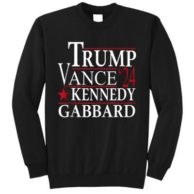 Trump Vance Kennedy Gabbard 2024 Election Tall Sweatshirt