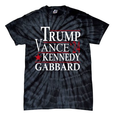 Trump Vance Kennedy Gabbard 2024 Election Tie-Dye T-Shirt