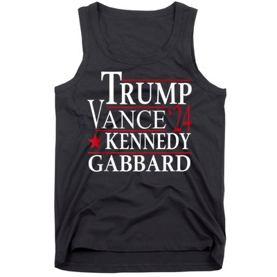 Trump Vance Kennedy Gabbard 2024 Election Tank Top