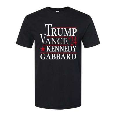 Trump Vance Kennedy Gabbard 2024 Election Softstyle CVC T-Shirt