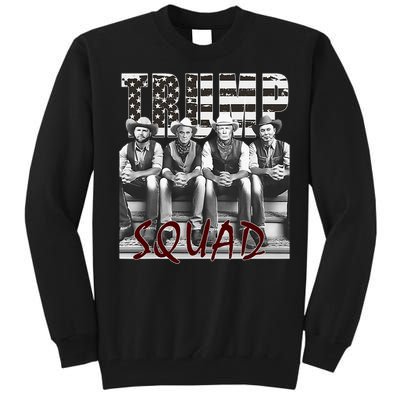 Trump Vance Kennedy Elon Squad Tall Sweatshirt