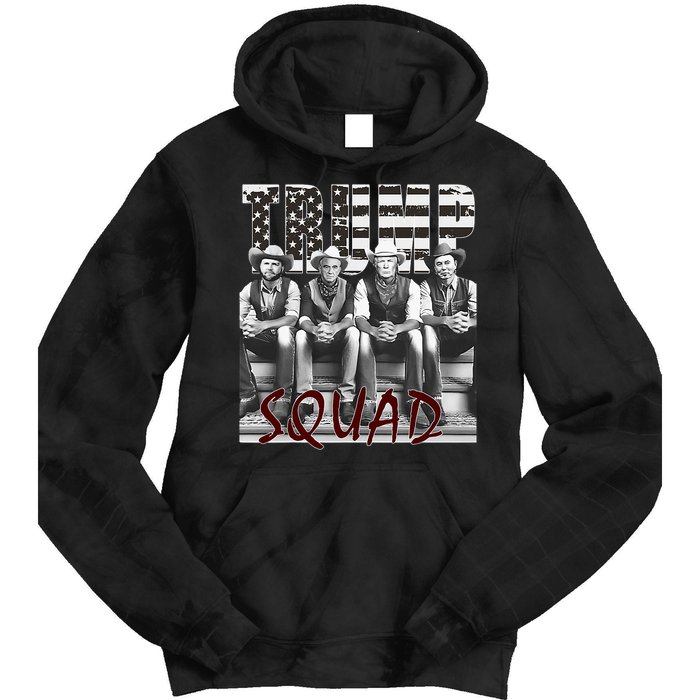 Trump Vance Kennedy Elon Squad Tie Dye Hoodie