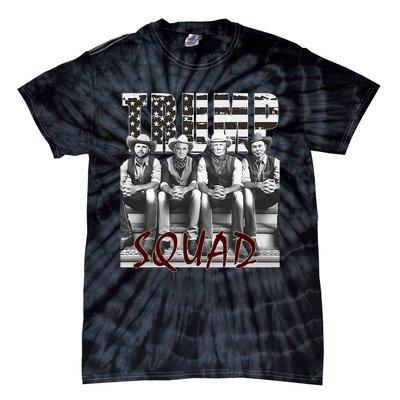 Trump Vance Kennedy Elon Squad Tie-Dye T-Shirt