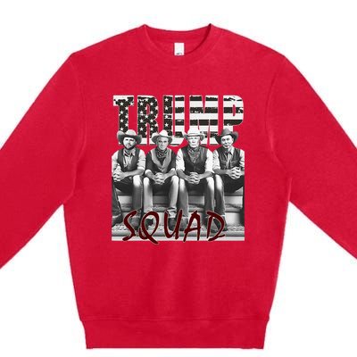 Trump Vance Kennedy Elon Squad Premium Crewneck Sweatshirt