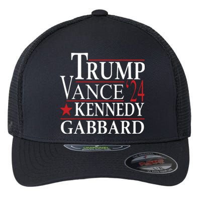 Trump Vance Kennedy Gabbard 2024 Election Flexfit Unipanel Trucker Cap