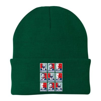 Trump Vance Kennedy Checkmate 2024 Knit Cap Winter Beanie