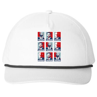 Trump Vance Kennedy Checkmate 2024 Snapback Five-Panel Rope Hat