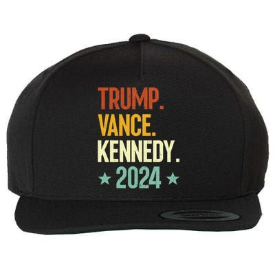 Trump Vance Kennedy President 2024 Wool Snapback Cap