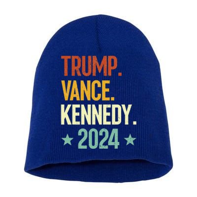 Trump Vance Kennedy President 2024 Short Acrylic Beanie