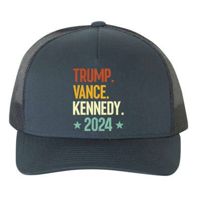 Trump Vance Kennedy President 2024 Yupoong Adult 5-Panel Trucker Hat