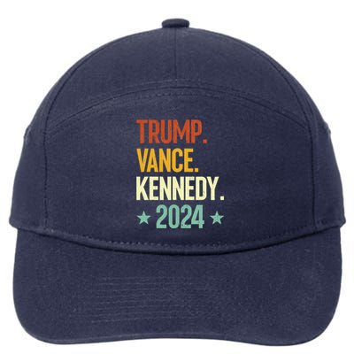 Trump Vance Kennedy President 2024 7-Panel Snapback Hat