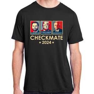 Trump Vance Kennedy Checkmate 2024 Election Republican Adult ChromaSoft Performance T-Shirt