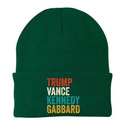 Trump Vance Kennedy Gabbard Presidential Campaign Usa 2024 Knit Cap Winter Beanie