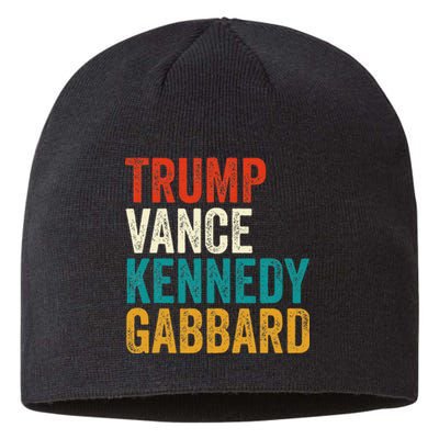 Trump Vance Kennedy Gabbard Presidential Campaign Usa 2024 Sustainable Beanie