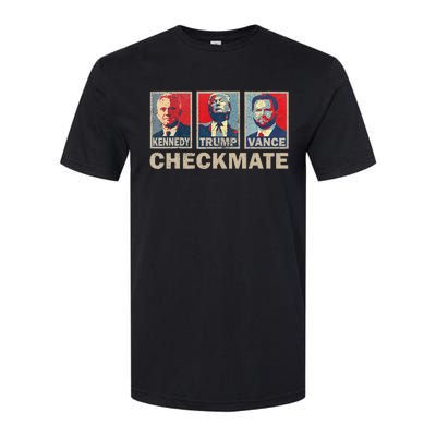 Trump Vance Kennedy Checkmate 2024 Election Republican Softstyle® CVC T-Shirt