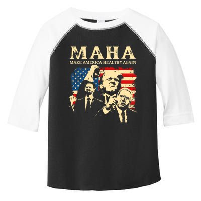 Trump Vance Kennedy Maha 2024 Funny Trump 45 47 Pro Trump Toddler Fine Jersey T-Shirt