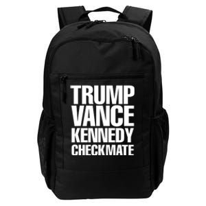 Trump Vance Kennedy Checkmate 2024 Election Republican Daily Commute Backpack