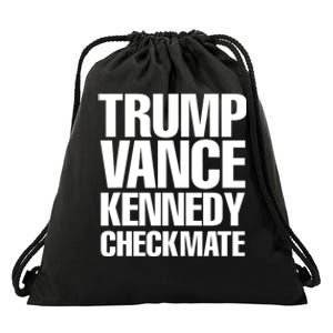 Trump Vance Kennedy Checkmate 2024 Election Republican Drawstring Bag