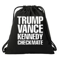 Trump Vance Kennedy Checkmate 2024 Election Republican Drawstring Bag