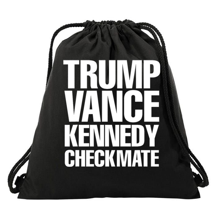 Trump Vance Kennedy Checkmate 2024 Election Republican Drawstring Bag