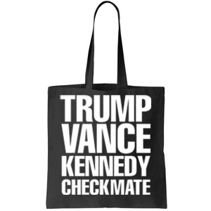 Trump Vance Kennedy Checkmate 2024 Election Republican Tote Bag