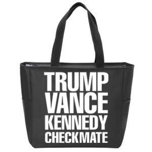 Trump Vance Kennedy Checkmate 2024 Election Republican Zip Tote Bag