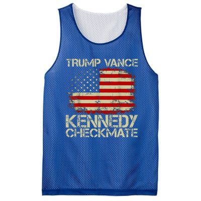 Trump Vance Kennedy Checkmate Mesh Reversible Basketball Jersey Tank