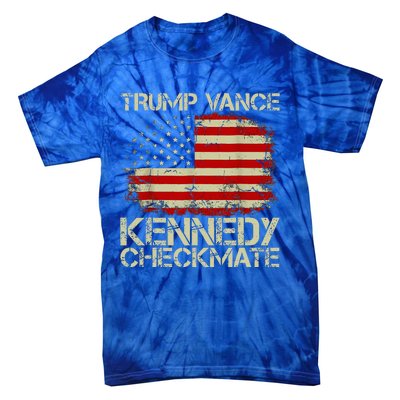 Trump Vance Kennedy Checkmate Tie-Dye T-Shirt