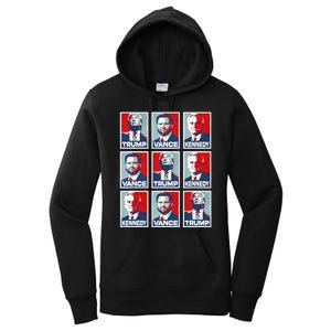 Trump Vance Kennedy Checkmate 2024 Women's Pullover Hoodie