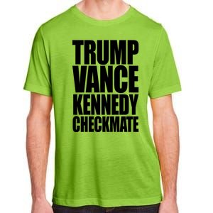 Trump Vance Kennedy Checkmate 2024 Election Republican Adult ChromaSoft Performance T-Shirt