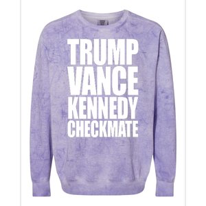 Trump Vance Kennedy Checkmate 2024 Election Republican Colorblast Crewneck Sweatshirt