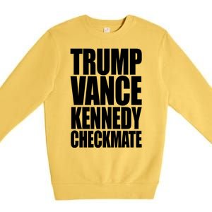 Trump Vance Kennedy Checkmate 2024 Election Republican Premium Crewneck Sweatshirt