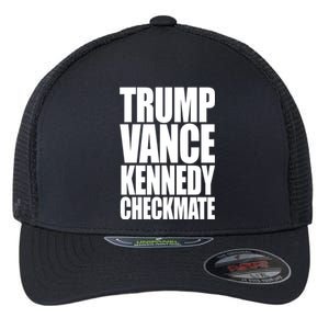 Trump Vance Kennedy Checkmate 2024 Election Republican Flexfit Unipanel Trucker Cap