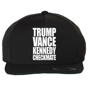 Trump Vance Kennedy Checkmate 2024 Election Republican Wool Snapback Cap