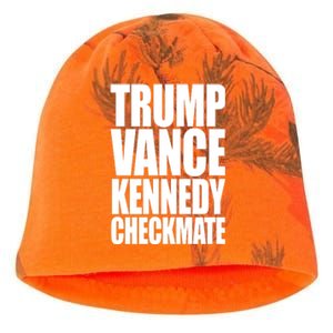 Trump Vance Kennedy Checkmate 2024 Election Republican Kati - Camo Knit Beanie