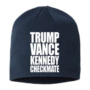 Trump Vance Kennedy Checkmate 2024 Election Republican Sustainable Beanie